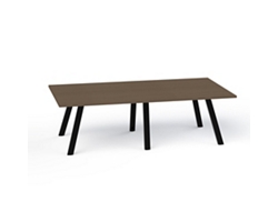 Plateaux Rectangular Conference Table with 3MM Edge - 120W x 48D