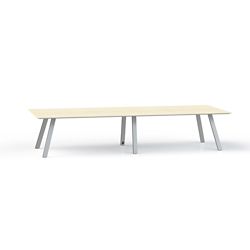 Plateaux Rectangular Conference Table with Knife Edge - 144W x 48D