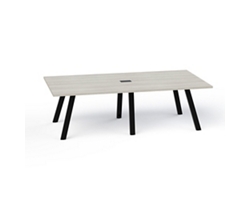 Plateaux Rectangular Conference Table with 3MM Edge - 144W x 48D