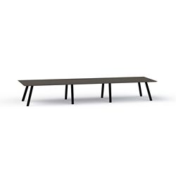 Plateaux Rectangular Conference Table with Knife Edge - 192W x 48D