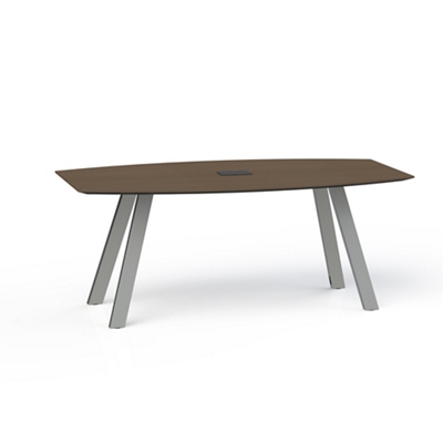 テーブル用品 sold Plateaux Boat Shaped Powered Conference Table with Knife Edge