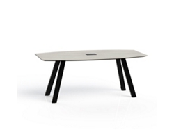 テーブル用品 sold Plateaux Boat Shaped Powered Conference Table with Knife Edge