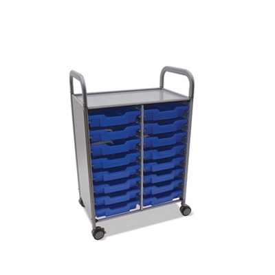 Triple Storage Cart w/24 Trays - 3"D