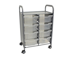 Double Cart w/8 Trays 6