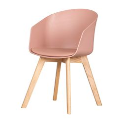 Flam Bucket Chair with Wooden Legs