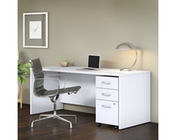 Studio C Desk with Mobile File - 71W" x 29"D