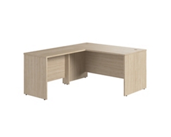 Studio C  L-Shaped Desk Shell w/ Reversible Return - 60"W x 30"D