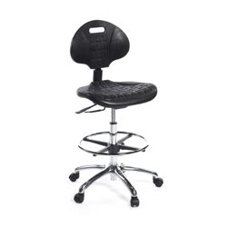 Polyurethane Lab Stool with Foot Ring