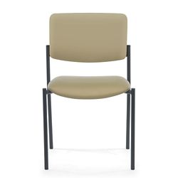 Armless Vinyl Stacking Guest Chair