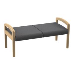 Vinyl Guest Two Seat Bench - 45.5"W