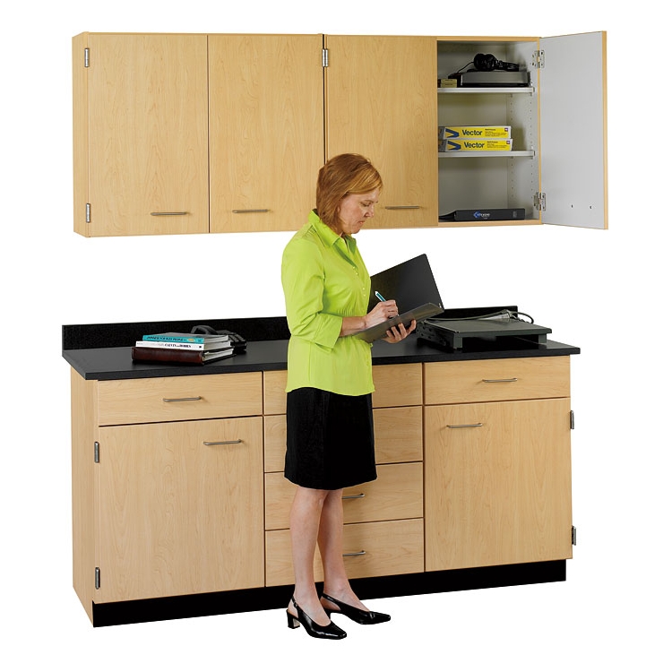 Six Drawer, Six Door Wall and Base Cabinet Set - 60