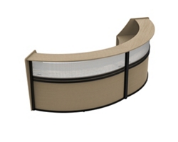 Cortez Double Curved Reception Desk