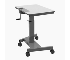 MBS Standing Classroom Desk w/ Crank Handle