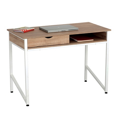 Harrogate Laminate Top Desk with Drawer - 43.25"W