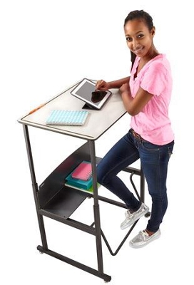 Standing School Desk - Adjustable Height - 36"x24"