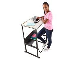 Standing School Desk - Adjustable Height - 36"x24"