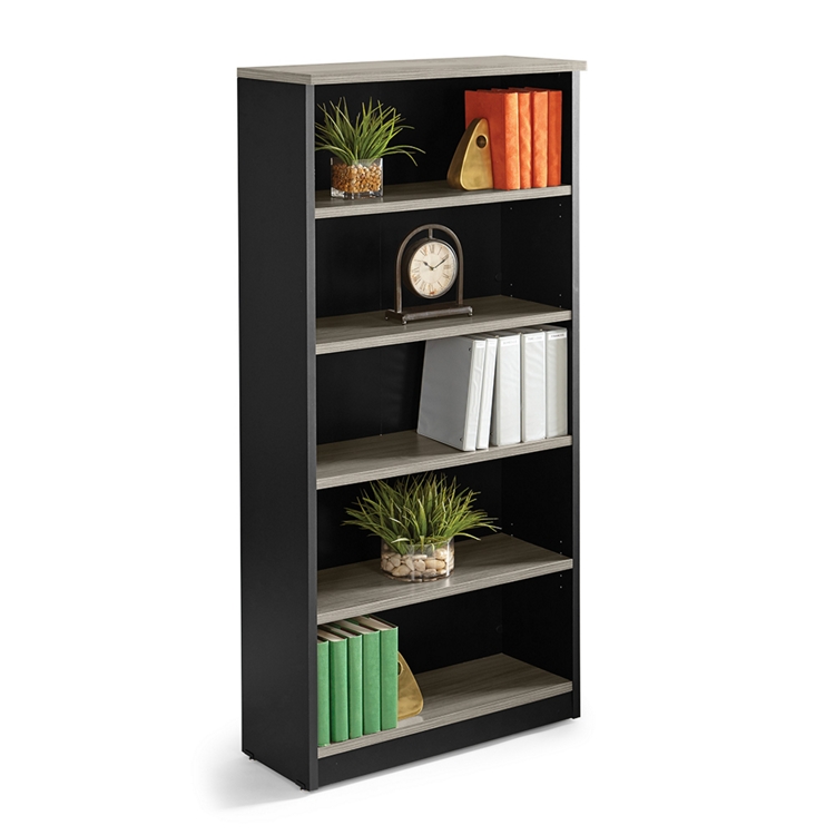 Via Five Shelf Bookcase - 36