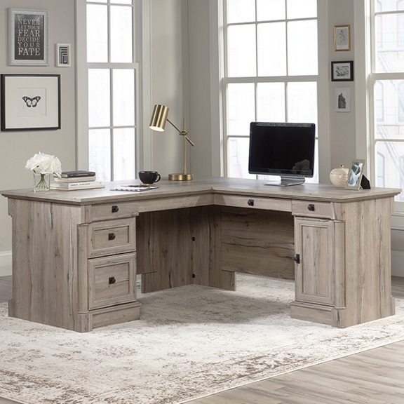 Palladia L Shaped Desk with File Storage Right Return