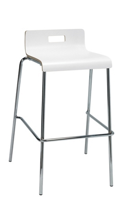 Low-Back Bar-Height Stool