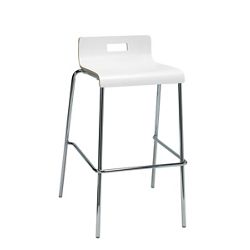 Low-Back Bar-Height Stool