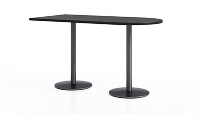 Figo Bar Height Peninsula Table - 60"W x 48"D