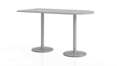 Figo Bar Height Peninsula Table - 72"W x 36"D