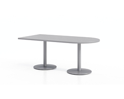 Figo Cafe Height Peninsula Table - 72W x 36D
