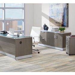 Esquire Office Suite w/ Storage Cabinets