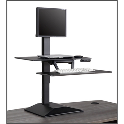 Altier Electric Computer Monitor Sit/Stand Desktop Riser