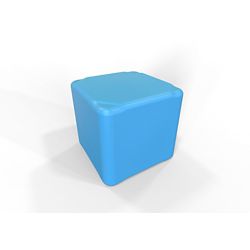 Small Cube Ottoman - 14.75"W x 14.75"D x 13.5"H