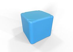 Small Cube Ottoman - 14.75"W x 14.75"D x 13.5"H