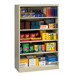 Open Style Storage Cabinet - 48"W x 18"D x 78"H