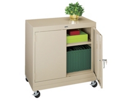 Mobile Storage Cabinet - 36.75"H