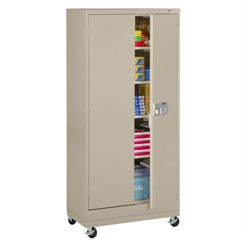 Mobile Storage Cabinet with Keypad Lock - 78.75"H