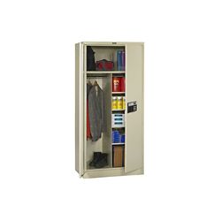 Keypad Lock Wardrobe and Storage Cabinet - 78" H