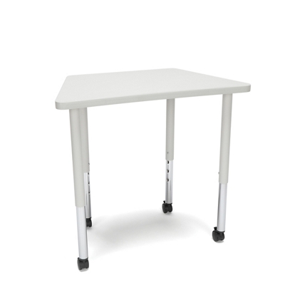 Standard Height Mobile Trapezoid Table 32 5 W By Ofm Nbf Com