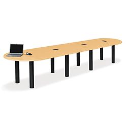 Tabella 16' W Racetrack Conference Table with Data Ports
