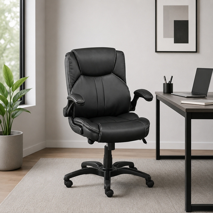 Omega 24/7 Big and Tall Office Chair with Flip Arms