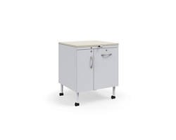 Tattoo Mobile Storage Cabinet with Right Facing Drawer - 24"W