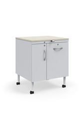 Tattoo Mobile Storage Cabinet with Right Facing Drawer - 24"W