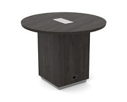 Tuxedo Four Seat Round Conference Table - 48" Diameter