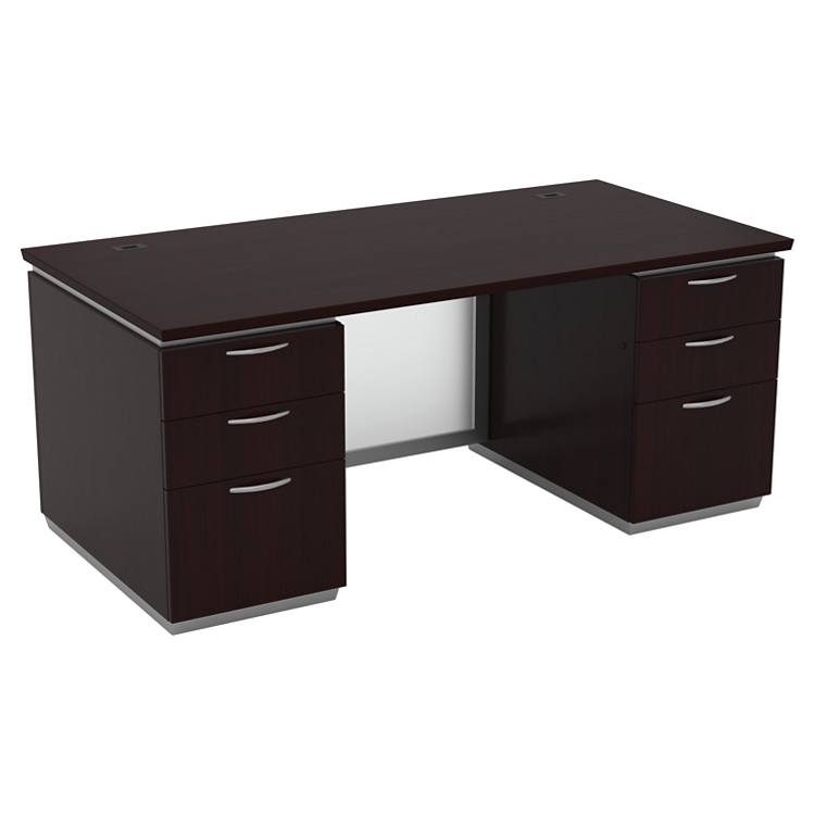 Tuxedo Double-Pedestal Executive Desk - 72