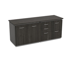 Tuxedo Mixed-Drawer Storage Credenza - 72"W x 24"D