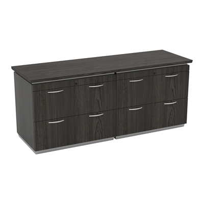 Double Lateral File Storage Credenza 72 W X 24 D By Office Star