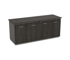 Tuxedo Four Door Double Storage Credenza - 72"W x 24"D