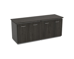 Tuxedo Four Door Double Storage Credenza - 72"W x 24"D