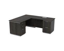 Tuxedo L-Shaped Desk with Right Return - 78"W x 66"D