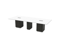 Tuxedo Six Seat Rectangular Conference Table - 120"W x 48"D