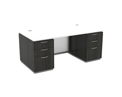 Tuxedo Double-Pedestal Executive Desk - 72