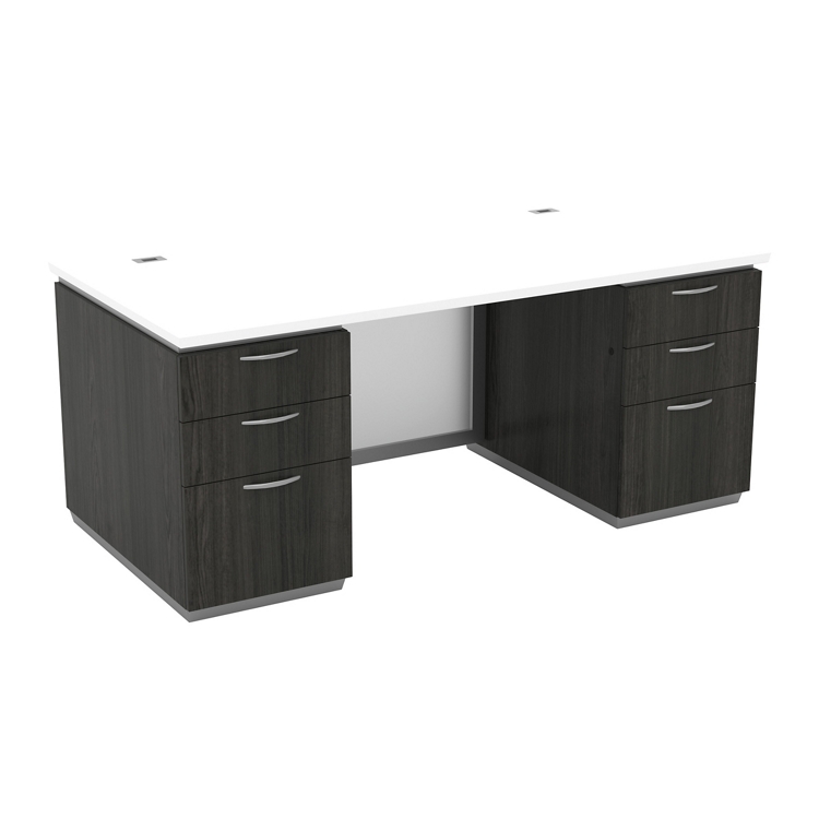 Tuxedo Double-Pedestal Executive Desk - 72